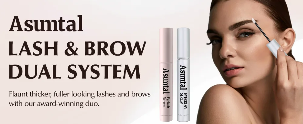 Lash Serum & Eyebrow Serum Kit Natural Formula Eyelash Growth Promotes Longer Thicker & Fuller Lashes & Brows Vegan Cruelty-Free For Sensitive Eyes (2 Pack 10ml) - product information 1