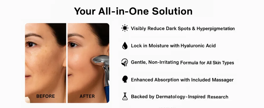 10% Tranexamic Acid Serum Dark Spot & Hyperpigmentation Treatment Serum: Advanced Formula with 10% Tranexamic Acid 5% Niacinamide and Bakuchiol - 60ml*2 4 Fl Oz - product information 4