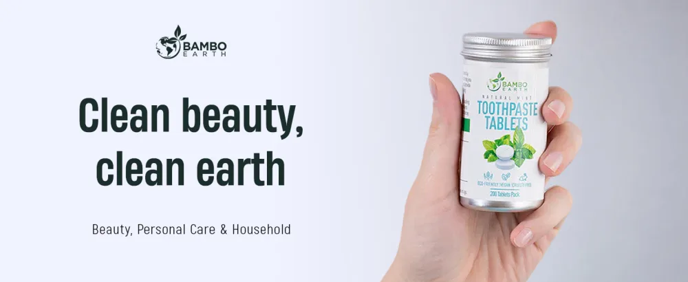 200 Pack Natural Toothpaste Tablet Bits - Chewable Mouthwash Whitening Bite Tablets for Teeth SLS & Fluoride Free Eco & Travel Friendly - Zero Waste Packaging - Mint & Activated Charcoal (Peppermint) - product information 1