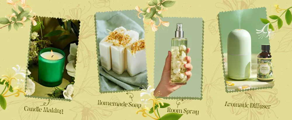 ARVIDSSON Honeysuckle Essential Oil 4 Fl Oz (120ml) Pure & Natural Honeysuckle Oil Aromatherapy Essential Oils for Diffuser Candle Making Room Spray Diffuser Oils Scented Oil Gift for Women - product information 5