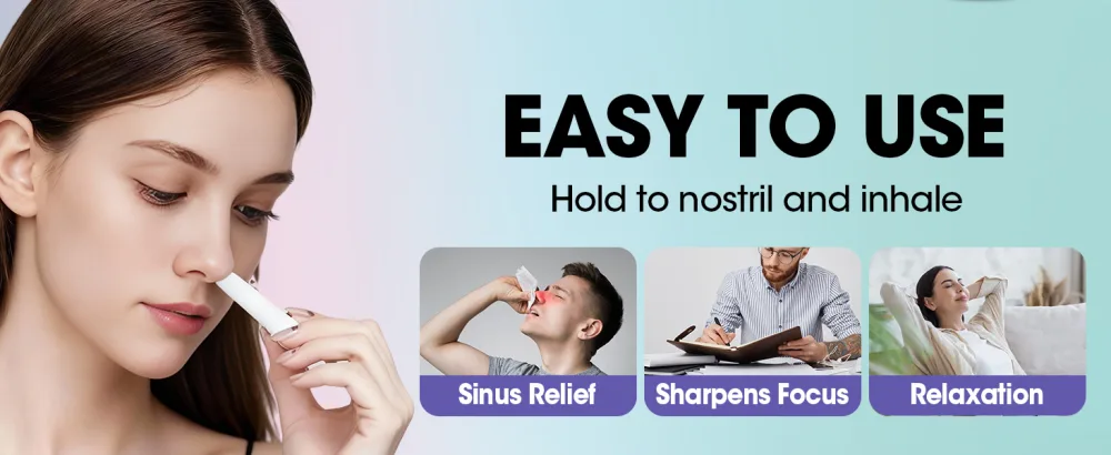 AZEN 24 Pack Nasal Sticks Bulk Portable Inhaler Stick for Nasal Congestion Relief with Essential Oils Focus Boost Non-Medicated Refreshing Vapors - product information 2