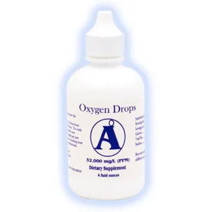Angstrom Minerals Oxygen Drops 4oz - Angstrom Minerals Oxygen Drops - 4 oz 32,000 mg/L (PPM)