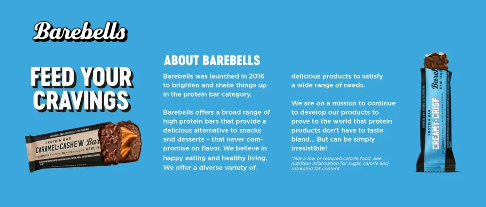 Barebells Caramel Cashew and Cookies & Cream - 24 Pack - product information 1