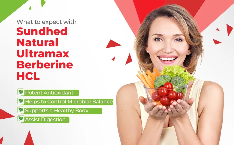 Ultramax Berberine HCL with Ceylon Cinnamon Hydrochloride Supplement Capsules 60 Count (Pack of 1) - Berberine HCL