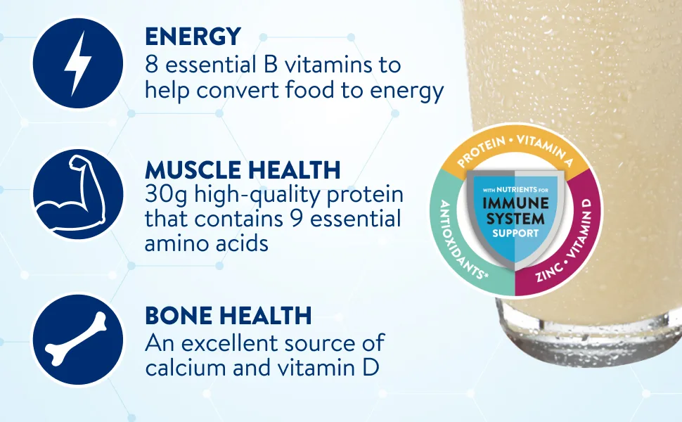 Ensure Max Protein Nutrition Shake with 30g Protein & Centrum Silver Women's Multivitamin for Women 50 Plus with Vitamin D3 200 Ct - product information 2