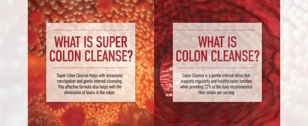 Health Plus Super Colon Cleanse & Colon Cleanse 12 oz 48 Servings Bundle - GENTLE & EFFECTIVE