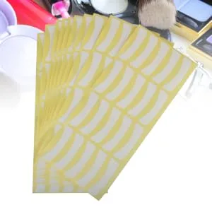 VINTORKY Beginner-Friendly Eyelash Extension Supplies: 100pcs Paper Eye Pads for Masking - product information 1