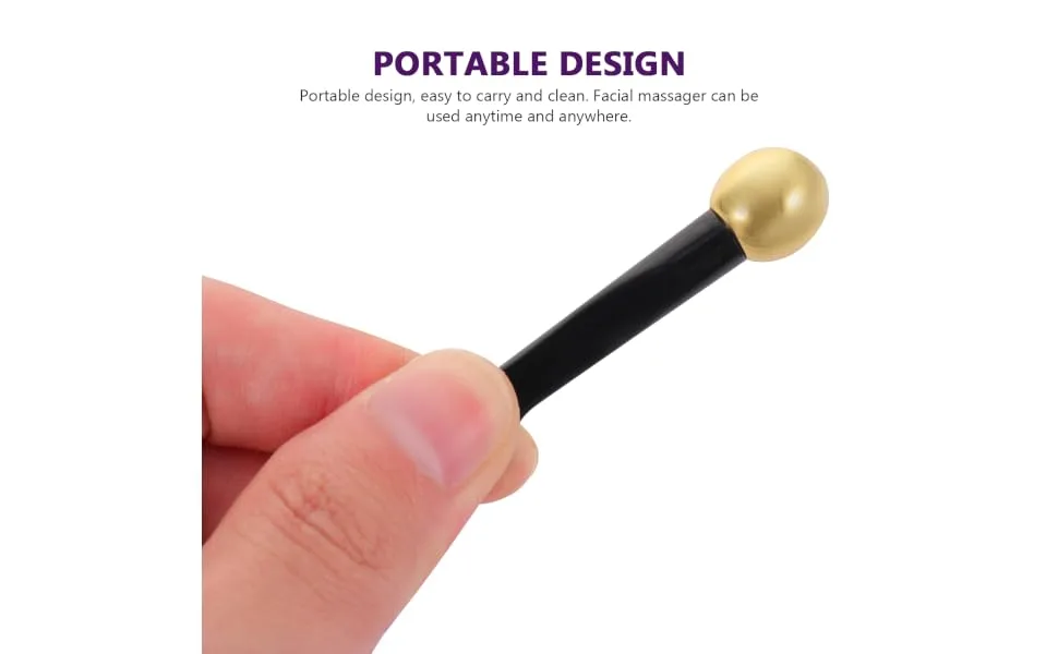 Gogogmee Eye Cream Set 2pcs Eye Cream Applicators Ball Design Portable for Travel Daily Use - product information 6
