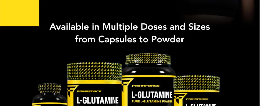 Primaforce L-Glutamine 800mg (150 Capsules) - L-Glutamine