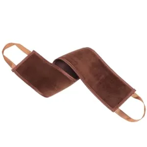 Outanaya 1pc Back Stretching Belt for Tanning Oil Application Self-applicator Tool for Body Lotion Easy to Clean Brown Back Wiping Strip for Smooth Even Finish - product information 2