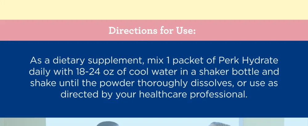 Perk Hydrate Electrolyte Stickpacks Blue Raspberry Flavored (20 Packets) - Coconut Water CDP-Choline L-Theanine Gluten-Free - Perk Hydrate