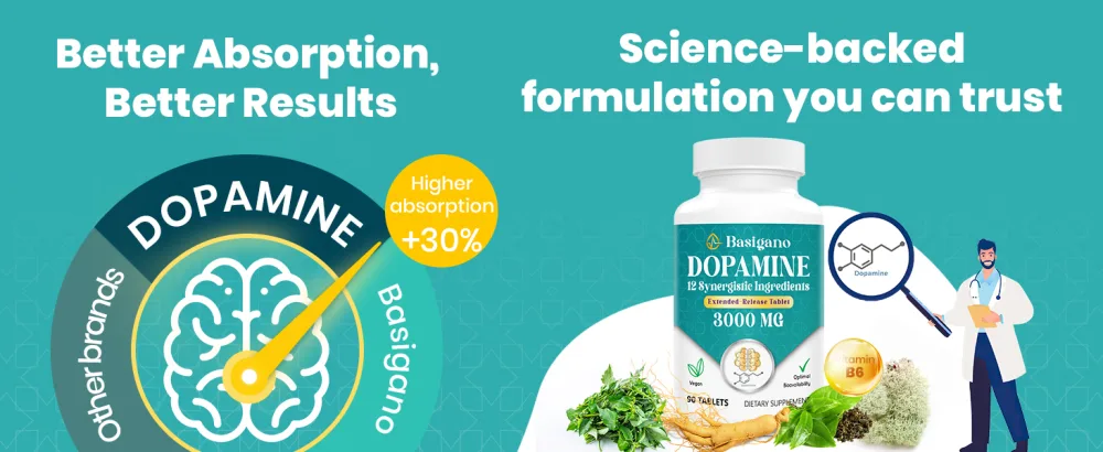 Natural Dopamine Supplement - Gluten-Free - 90 Tablets(Pack of 2) Unflavored 90 Count (Pack of 2) - Dopamine Supplement