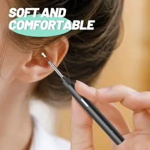 ORFOFE 6pcs Ear Wax Removal Tips Replaceable Earwax Cleaning Tools Soft Ear Wax Scoops Suitable for Adults - product information 6