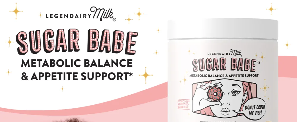 Legendairy Milk Sugar Babe - Combat Cravings & Manage Appetite - Metabolism Support - Carb Management - Dihydroberberine Supplement - 60 Capsules 1 Month Supply - sugar babe