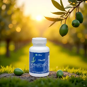 Longevity by Nature Hydroxytyrosol Supplement Olea25 Organic Olive Leaf Extract Capsules 90 Count Antioxidants Supplement for Immune Support and Heart Health - Image generated for ASIN B08FCN2SY5