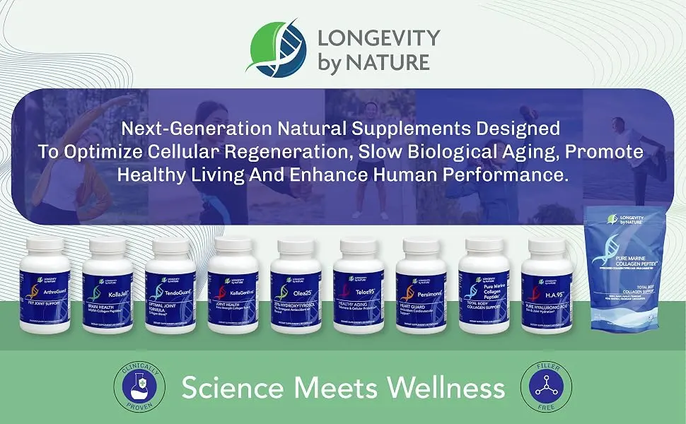 Longevity by Nature Hydroxytyrosol Supplement Olea25 Organic Olive Leaf Extract Capsules 90 Count Antioxidants Supplement for Immune Support and Heart Health - supplement