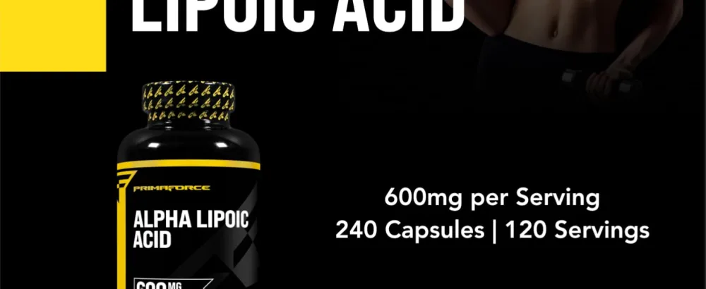 Primaforce Alpha Lipoic Acid 600mg Per Serving 240 Capsules 120 Servings - PrimaForce Alpha Lipoic Acid