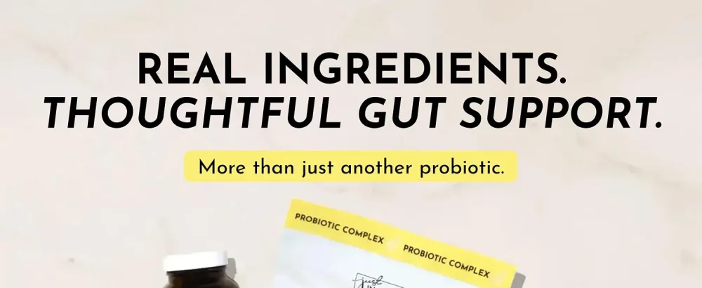 Elderberry Lemonade 3 In 1 Probiotic Complex 30 Stick Drink Mix with Prebiotics Probiotics & Postbiotics 5 Billion CFU Spore Strains + Lemon Extract Immune Gut & Digestive Support - JUST INGREDIENTS Probiotic Complex