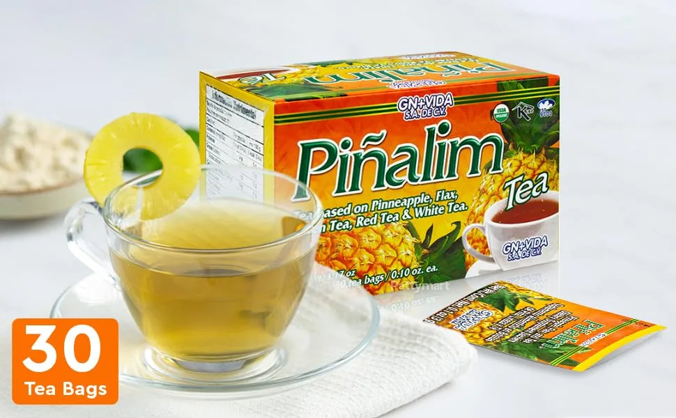 Pinalim Te De Pina Gn+vida USA Pinalim Pineapple Tea Extra Strength 30 Count (Pack of 1) - product information 5