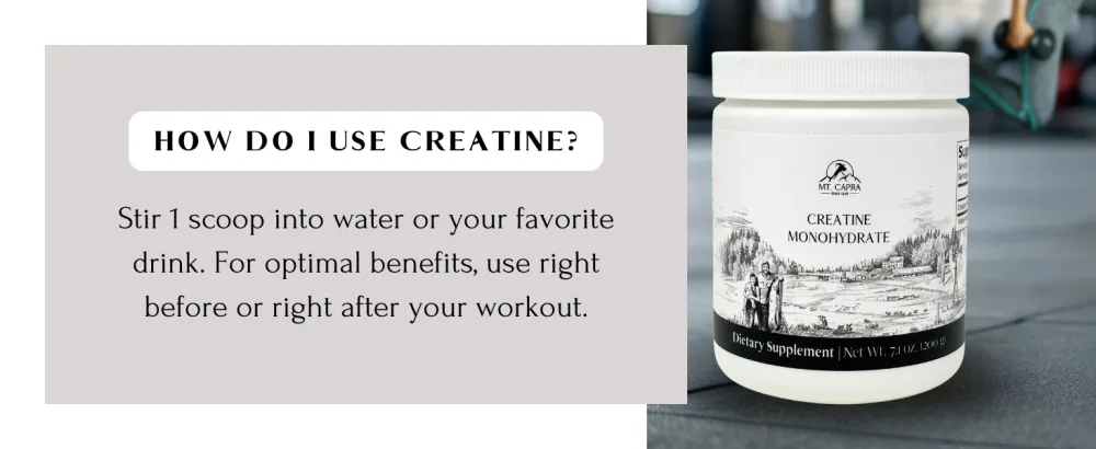 Mt. Capra Creatine | 5 g Creatine Monohydrate | Enhance Endurance and Cellular Performance | 40 Servings - Creatine Monohydrate