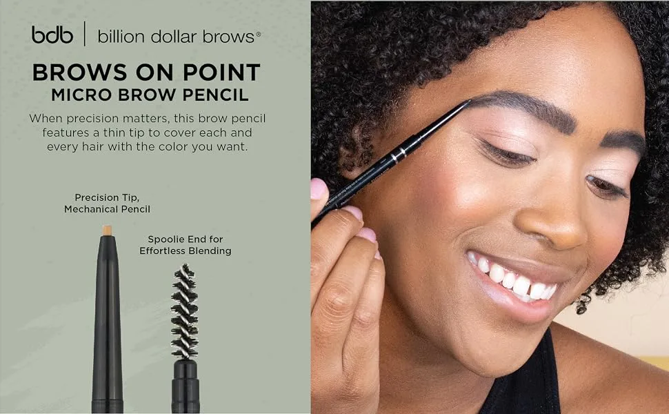 Billion Dollar Brows Brows On Point Micro Brow Pencil - Taupe - product information 1