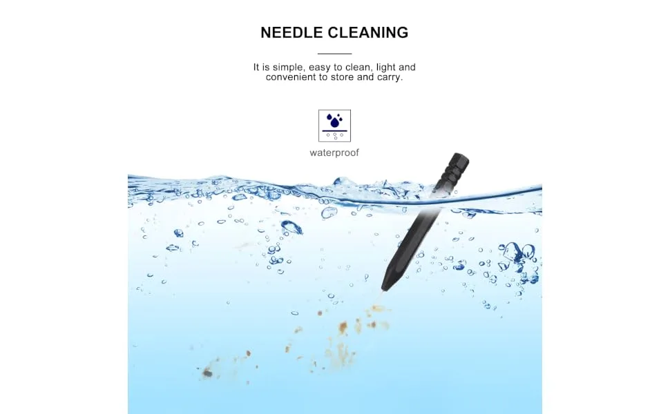 BCOATH 4pcs Steel Needle Rod Earmold Cleaning Tool for Hearing Aids Earwax Removal - product information 6