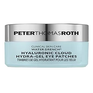 Peter Thomas Roth | Full-Size Water Drench Essentials 2-Piece Face & Eye Kit | Hyaluronic Acid Skincare Set Moisturizer and Eye Masks - Water Drench Hyaluronic Cloud Hydra-Gel Eye Patches, peter thomas roth, essentials 2-piece kit