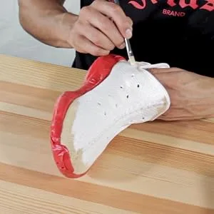 Angelus 2-Soft-1 oz Fabric Medium  Clear 1 oz 2-Soft Fabric Medium - Painting Shoes with Paint mixed with 2-Soft