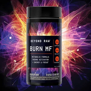 BEYOND RAW Burn MF | Metabolic Formula Thermo Activator Supports Energy and Focus | 90 Count - FUEL THE FIRE WITH 10 PREMIUM INGREDIENTS