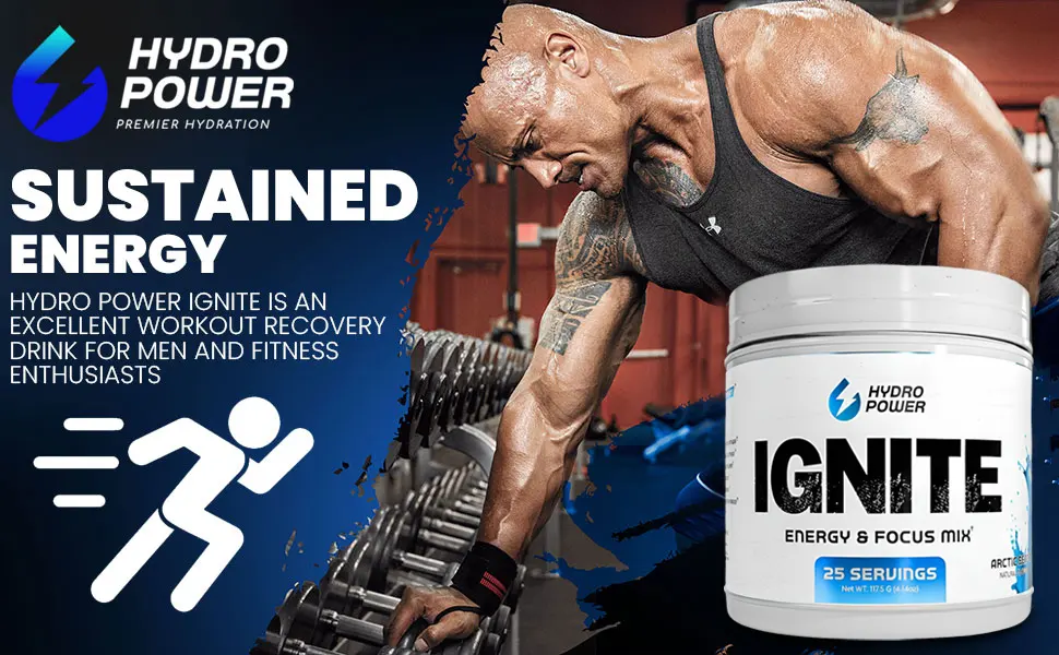 Hydro Power Ignite Energy & Focus Mix | Arctic Beast - 25 Servings Powder - ignite Arctic Beast 25 servings