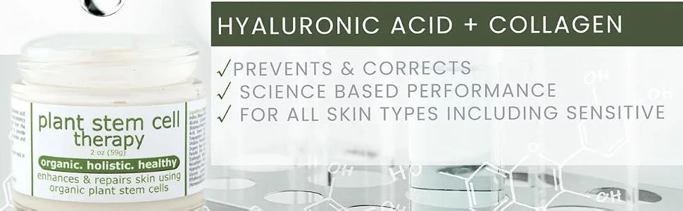 Made from Earth Plant Stem Cell Moisturizer with Collagen & Hyaluronic Acid 2oz - stem cell moisturizer benefits