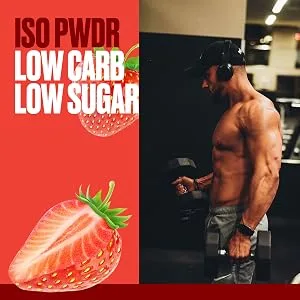 Metabolic Nutrition Whey Protein Isolate ISO PWDR Birthday Cake 3.04lb 23 Servings 26g Protein Fast Digesting Zero Carbs Delicious Flavor Very Low Carbs & Fat Zero Lactose - METABOLIC NUTITION ISOLATE POWDER WHEY PROTEIN LEAN MUSCLE LOW CARB LOW SUGAR ZERO LACTOSE CARBS FAT