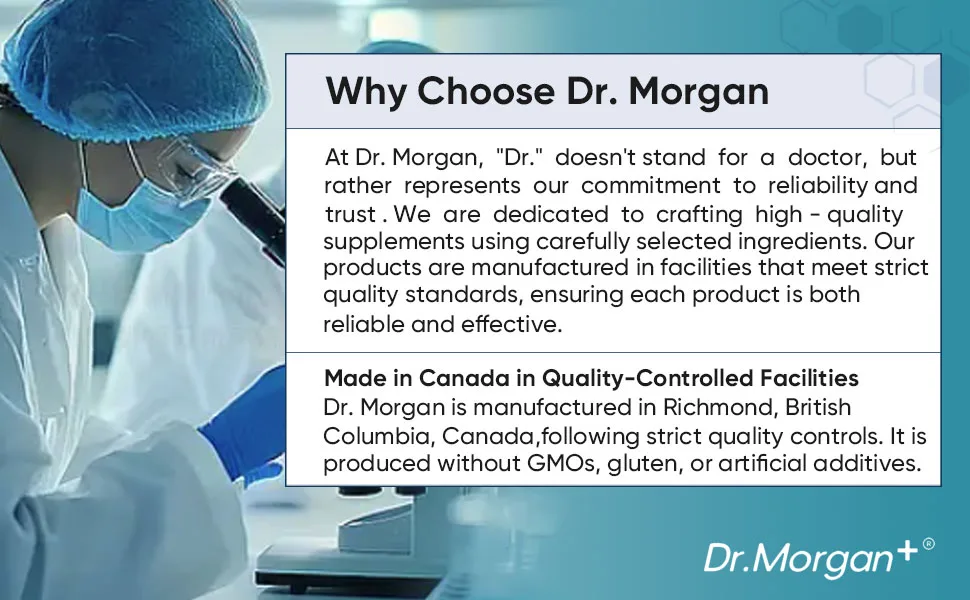 Dr. Morgan Quercetin 500mg Supplement-Bioflavonoid Antioxidant for Immune Support & Cellular Health-Natural Supplement-Made in Canada-60 Capsules - Why choose