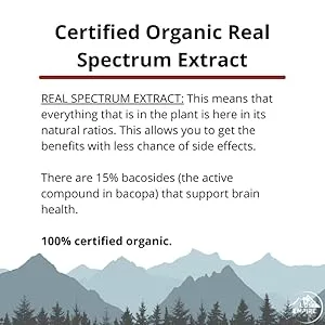Lost Empire Herbs Bacopa (Bacopa Monnieri) Full Spectrum Extract Powder - Organic - 30 Grams - Bacopa Extract
