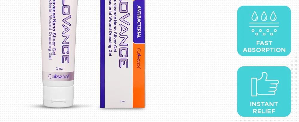 MedVance CuraVance SiloVance Gel - White 1 Oz (Pack of 2) 0.5 Fl Oz (Pack of 2) - MedVance