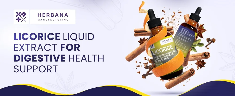 Licorice Liquid Extract for Digestive Health Support 4 fl oz - Cinnamon Cloves Anise Orange Peel Cardamom Rooibos Herbal Tincture Supplement - Digestion Fatigue Free Glabra Gluten Glycyrrhiza Health Herbal Immunity Licorice Liquid