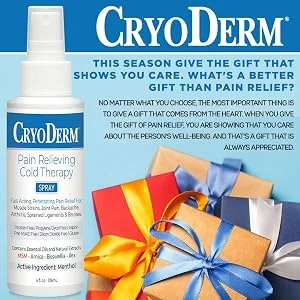 CryoDerm Pain Relieving 3 Fl Oz (Pack of 4) - cryo holiday