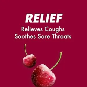 Halls Cough and Throat Relief Cherry Cough Drops Bulk Pack 250 Drops - image