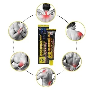 KONGDY 3 Pcs Scorpion Cream Scorpion Extra Strength Cream 30 ml/Tube (3 oz) - pain cream