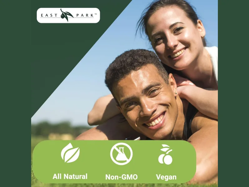 East Park Research D-Lenolate Olive Leaf Extract Capsules for Healthy Lifestyle Support - Plant Based Vegetarian Capsule Supplement - 120mg 60 Capsules - pure olive leaf extract capsules supplement plant-based daily immune support easy swallow capsules