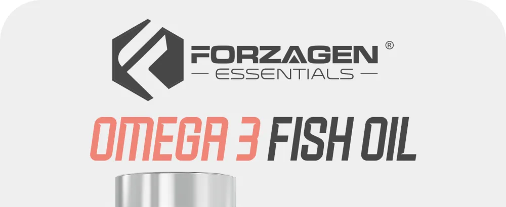 Forzagen Essentials Omega 3 Fish Oil Supplement 120 Softgels EPA 360mg DHA 240mg Vitamin E Daily Dietary Support - womens multivitamin