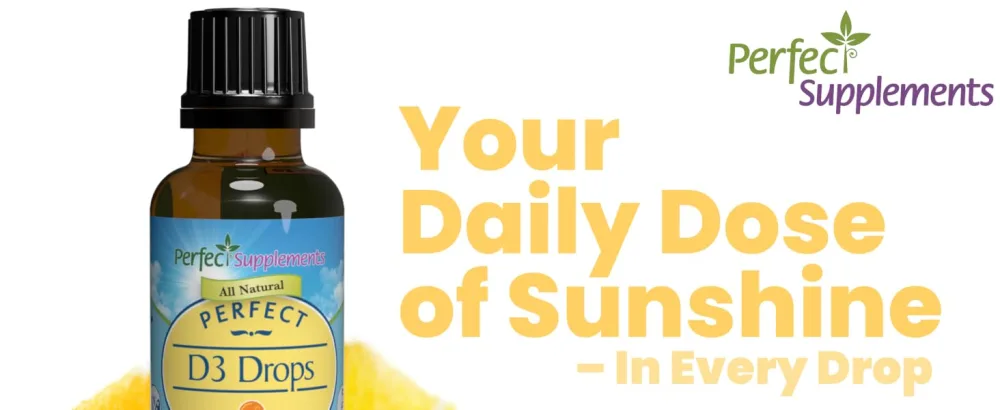Perfect Supplements Vitamin D3 Drops - 1 fl oz 60 Fl Oz (Pack of 1) - aplus content image
