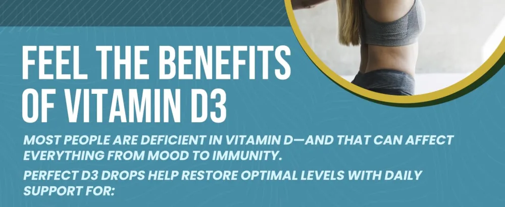 Perfect Supplements Vitamin D3 Drops - 1 fl oz 60 Fl Oz (Pack of 1) - aplus content image