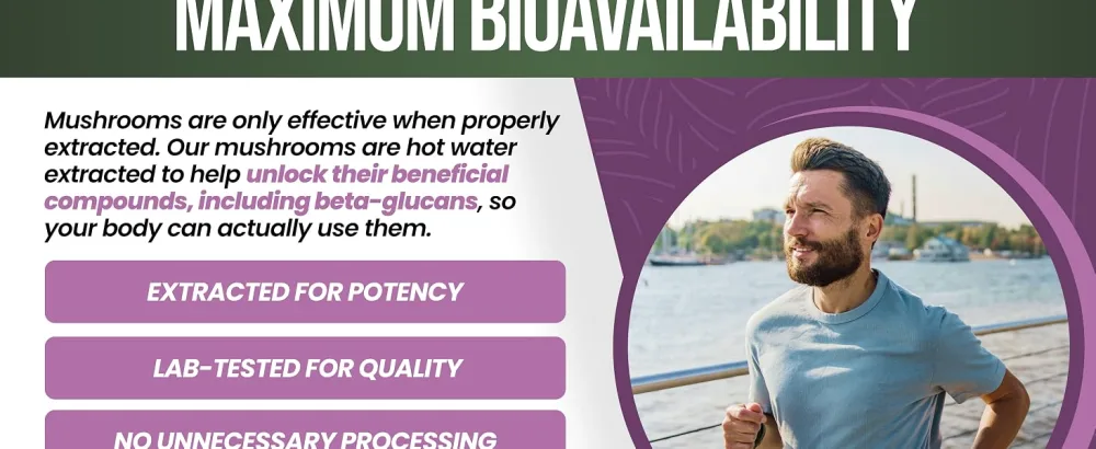 Perfect Supplements - Mushroom Immunity - 90 Capsules - aplus content image
