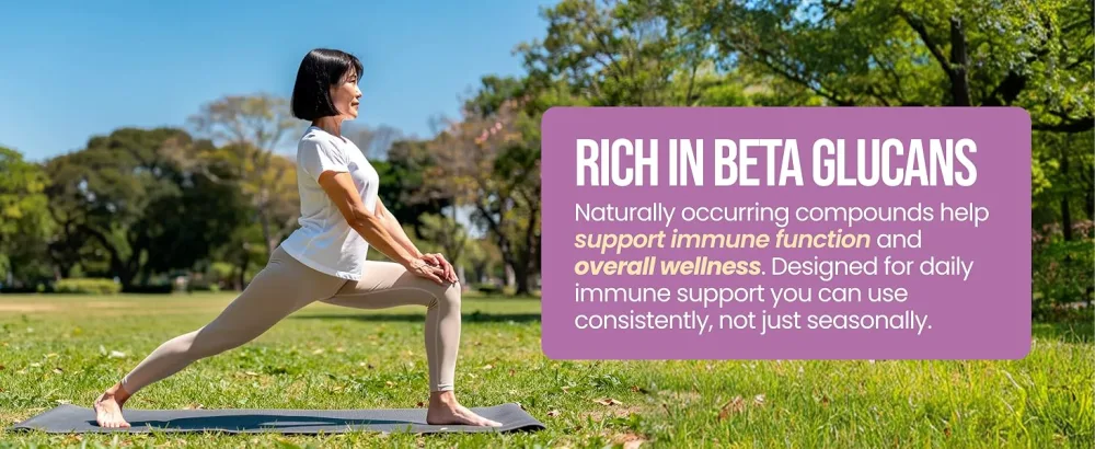 Perfect Supplements - Mushroom Immunity - 90 Capsules - aplus content image