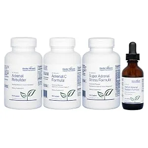 Dr. Wilson's Adrenal Fatigue Protocol Comprehensive kit for Adrenal Support HPA Small - Dr. Wilson's Adrenal Fatigue Protocol