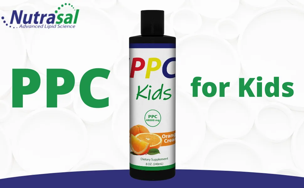 Nutrasal PhosChol PPC Polyenyl PhosphatidylCholine Choline Supplement for Kids 1000mg Liquid 8 oz - phosphatidylcholine pc ppc fosfatidilcolina polyenylphosphatidylcholine soy lecithin sunflower