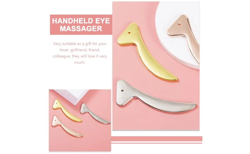 VINTORKY 3pcs Eye Massage Applicator Tool Multi-functional Facial Skincare Massagers for Eye Gua and Face Masks Easy to Clean Design - product information 7