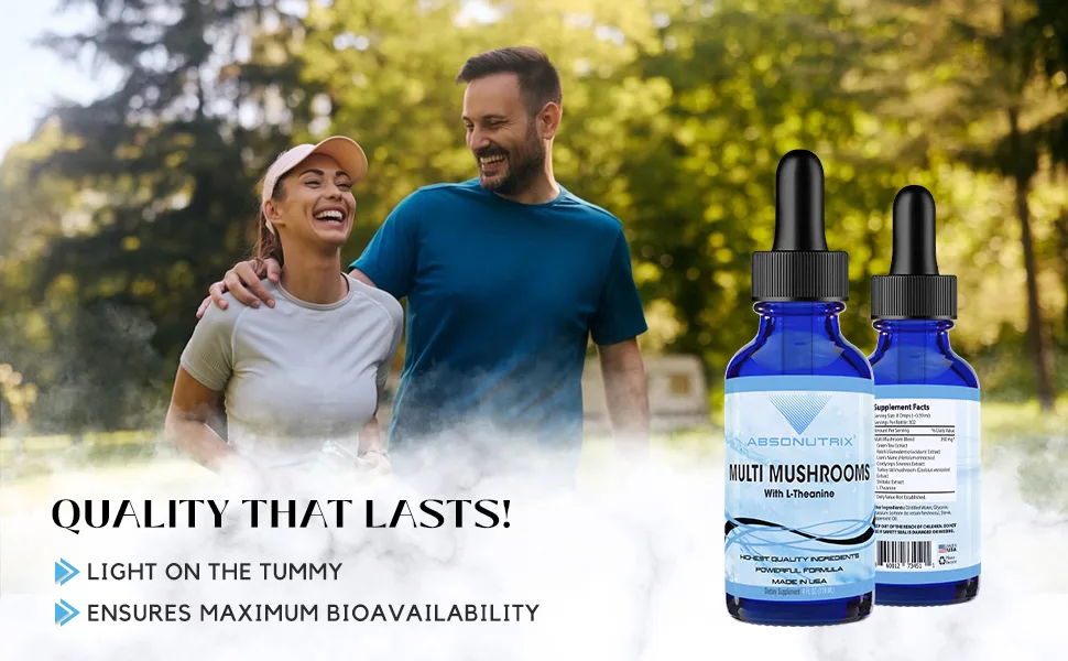 Absonutrix Marshmallow with Lemon Balm 390 mg 4 Oz Liquid 302 Servings Made in USA Quick Absorption Quality Potent Ingredients Non-GMO GMP Certified Marshmallow Liquid Extract - Multi Mushrooms