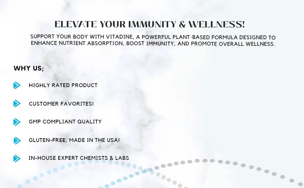 Absonutrix Vitadine 343 mg 4 FL OZ Liquid 302 Servings Made in USA Plant-Based Ingredients Echinacea Extract Vitamin D3 Gluten-Free - Vitadine